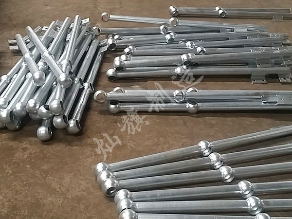 湖北鍍鋅球接欄桿圖片4